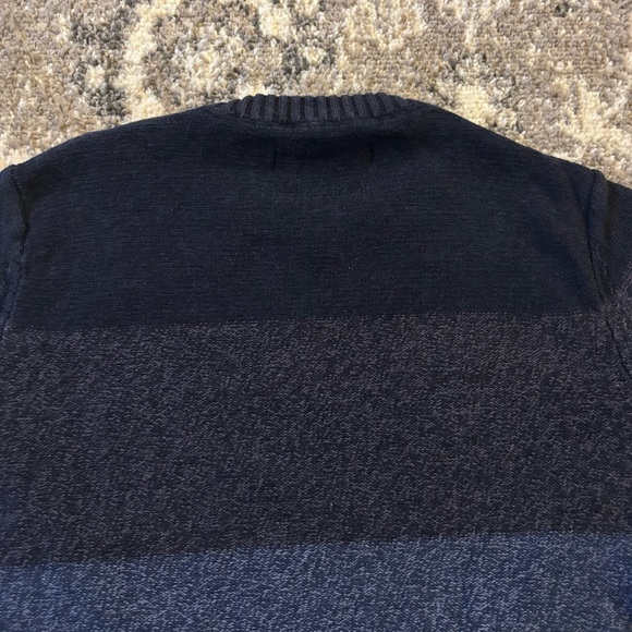 U.S. Polo Assn. Men's Blue and Gray Crewneck Sweater - Picture 8 of 13